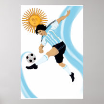 Argentinian 2014 Futbol futbol Argentina Poster
