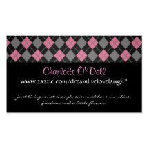 argyle; website marketing business cards