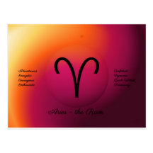 Aries Postcard