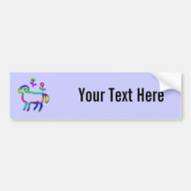 Aries Zodiac Star Sign Colour Line Bumper Sticker