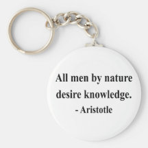 Aristotle Quote 6a Keychain