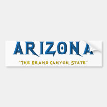 ARIZONA BUMPER STICKERS