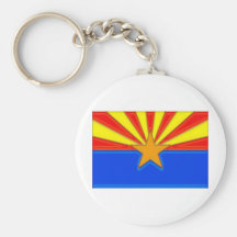 Arizona Flag Glossy Key Chains