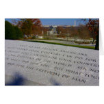 arlington jfk memorial card