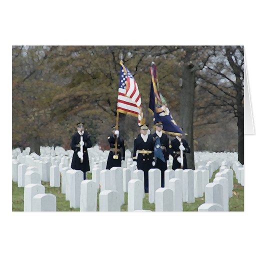 Arlington National Cemetery Honour Guard Greeting Card