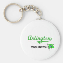 Arlington Washington City Classic Keychain