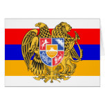 armenia emblem greeting card