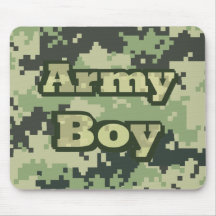 Army Boy Mouse Pads