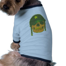 Army Skull Doggie Shirt