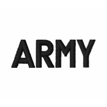 ARMY SLEEVE Embroidered Shirt