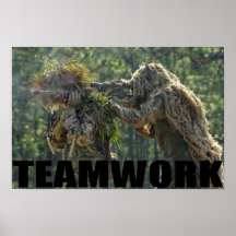 Army Sniper Team Print