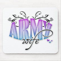 Army Wife Mouse Pad