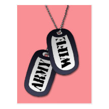 Army Wife Postcard