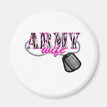 Army Wife Refrigerator Magnets
