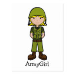 ArmyGirl Postcard