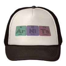 Arnita as Argon Nickel Tantalum Hat