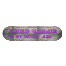 Arnold Chiari Malformation Support Awareness Skateboard Decks