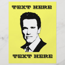 Arnold Schwarzenegger 1 Personalized Flyer