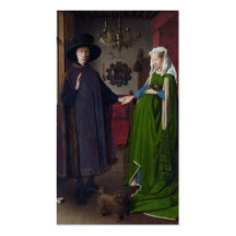 Arnolfini Portrait - Jan van Eyck Business Card Template