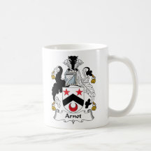 Arnot Family Crest Coffee Mugs