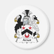 Arnot Family Crest Fridge Magnets