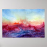 Arpeggi Watercolor Art Print Poster
