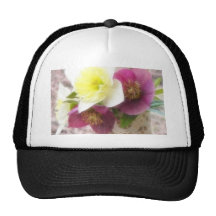 Arrangement - Daffodils And Hellebores Mesh Hats