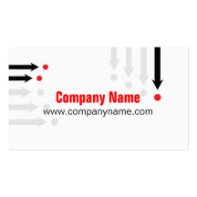 Arrows and Dots Business Cards