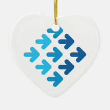 Arrows Design Christmas Tree Ornaments