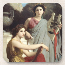 Art and Literature artwork muses Drink Coasters