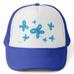 Art Cap: Blue Butterflies hats