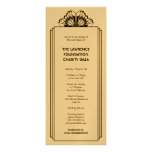 Art Deco black stacked frame glamour formal event Personalised Invite