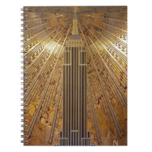 Art Deco Empire State Building Notebook