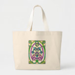 Art Deco Fleur de Lys Tote Bags