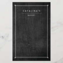 ART DECO on BLACK WOOD Flyer Template