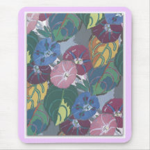 ART DECO PANSIES MOUSE PADS