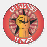 Art History Is Power Sticker