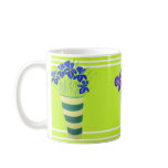 Art Mug: Gardeners' Lime Flower. Lots of Pots mugs
