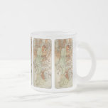Art Nouveau - Alphonse Mucha - Winter Coffee Mugs
