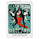 Art Nouveau Dance Image by Jules Cheret Card