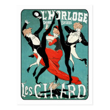 Art Nouveau Dance Image by Jules Cheret Postcard