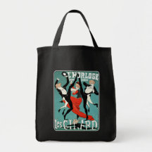 Art Nouveau Dance Image by Jules Cheret Tote Bag