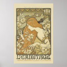 Art Nouveau 'Ermitage Poster