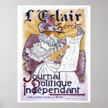 Art Nouveau French political journal Posters