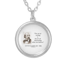 Art Of Writing Is Art Of Discovering What Believe Custom Jewelry