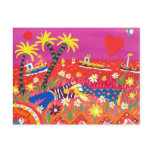 Art Postcard: Cornish Sweethearts. Valentine's postcards