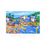 Art Poster: Lobster Fishermen, Cadgwith, Cornwall posters