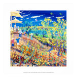 Art Print: Banrock Station Kangaroo and Gums posters