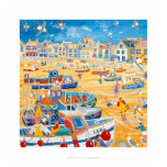 Art Print: Boats and Ropes, St Ives, Cornwall posters