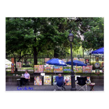 "Art Scene" NOLA Post Card